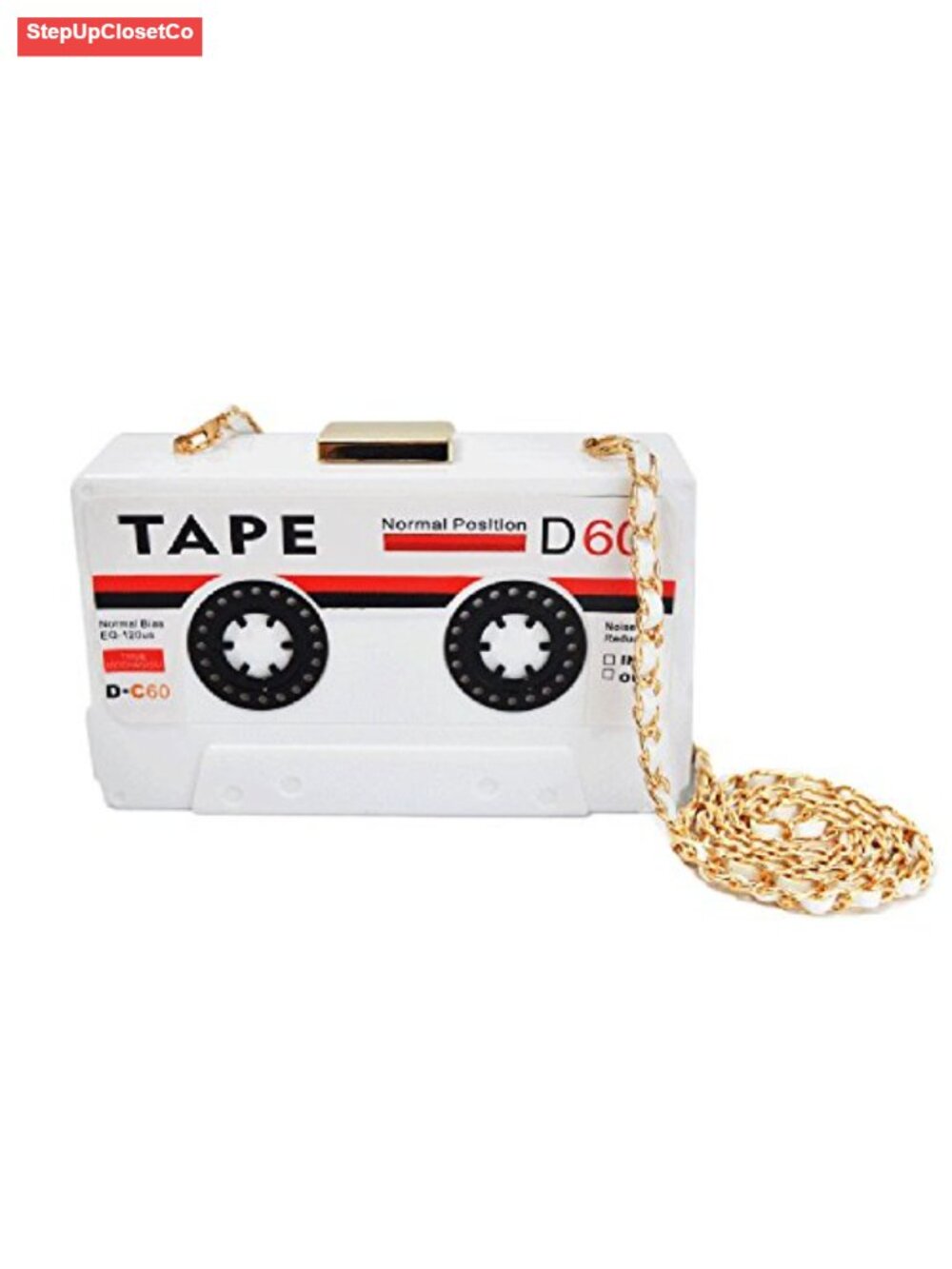Retro Radio Recorder PU Crossbody Bag Shoulder Handbag Clutch Purse